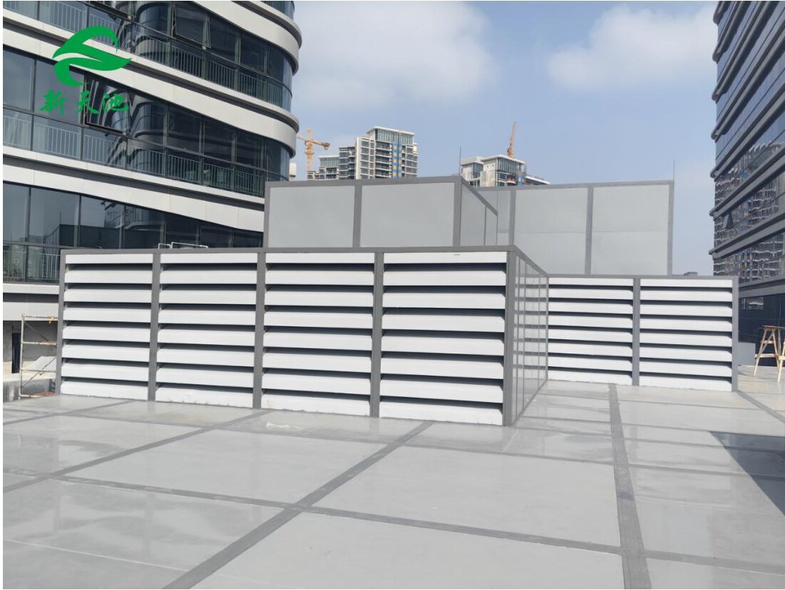 深圳市南山區(qū)某商辦綜合體冷卻塔噪音治理